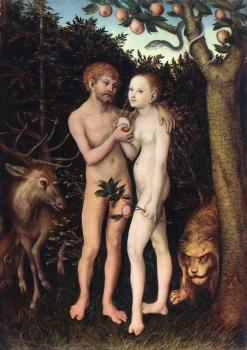 Lucas Il Vecchio Cranach : Adam and Eve V